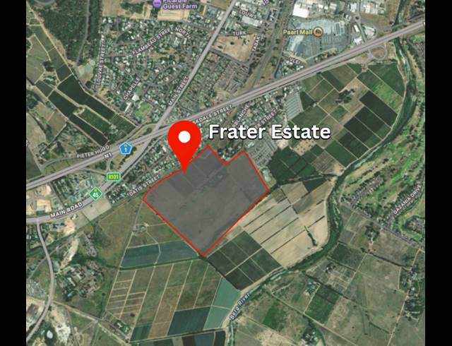 31.60HA VACANT LAND FOR SALE IN PAARL SOUTH
